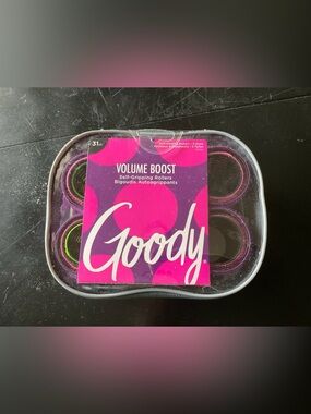 Goody Volume Boost Self-Gripping Rollers - Pink/Black